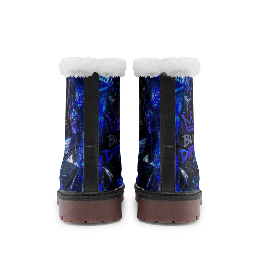 Unisex Lace Up Winter Boots Fashion Comfort Chukka Boots