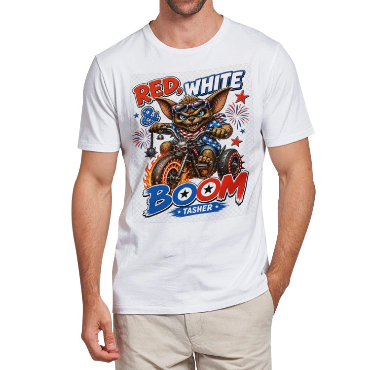 Tasher Red, White & Boom Fourth of July T-Shirt