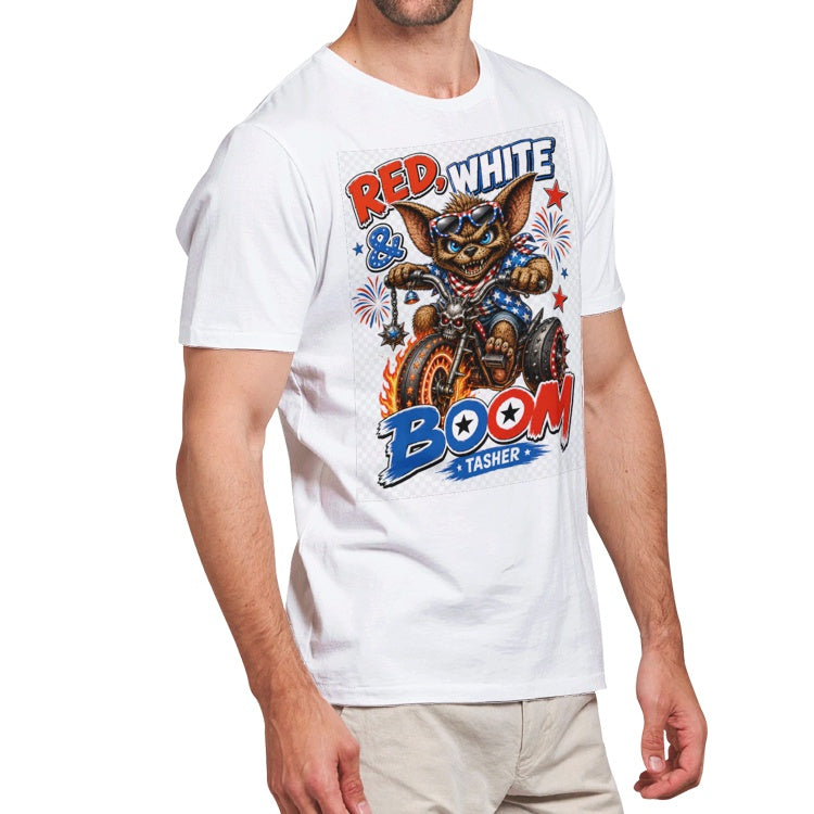 Tasher Red, White & Boom Fourth of July T-Shirt