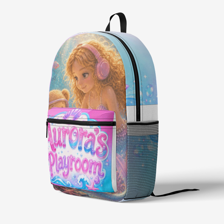 Aurora’s Playroom Mermaid School Backpack