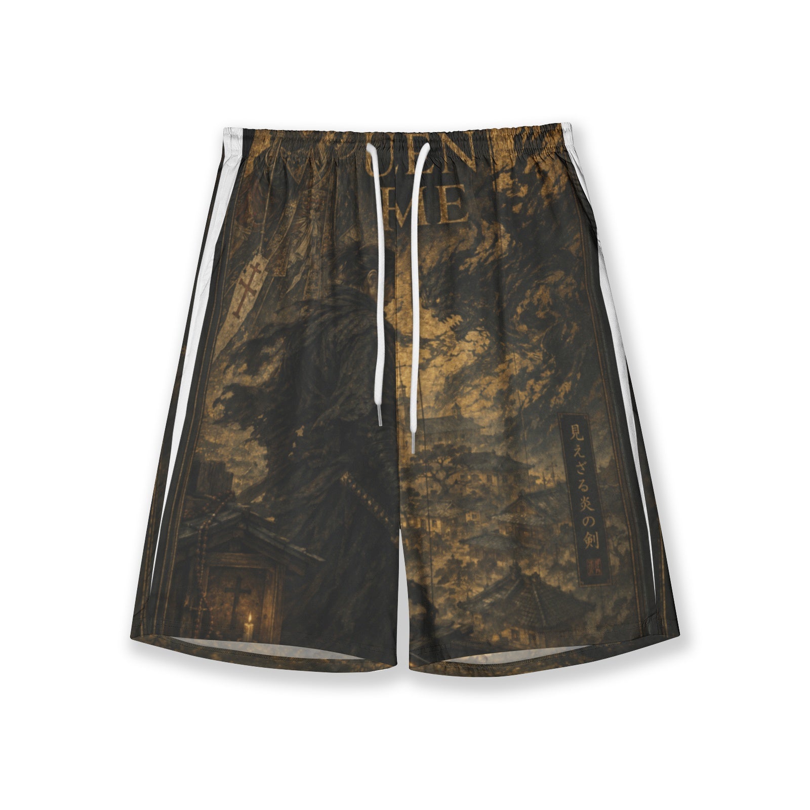 Unseen Flame Hawaiian Swim Shorts